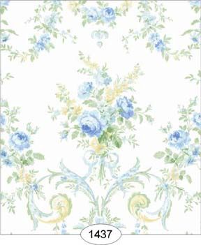 Princess Floral - Blue WAl1437