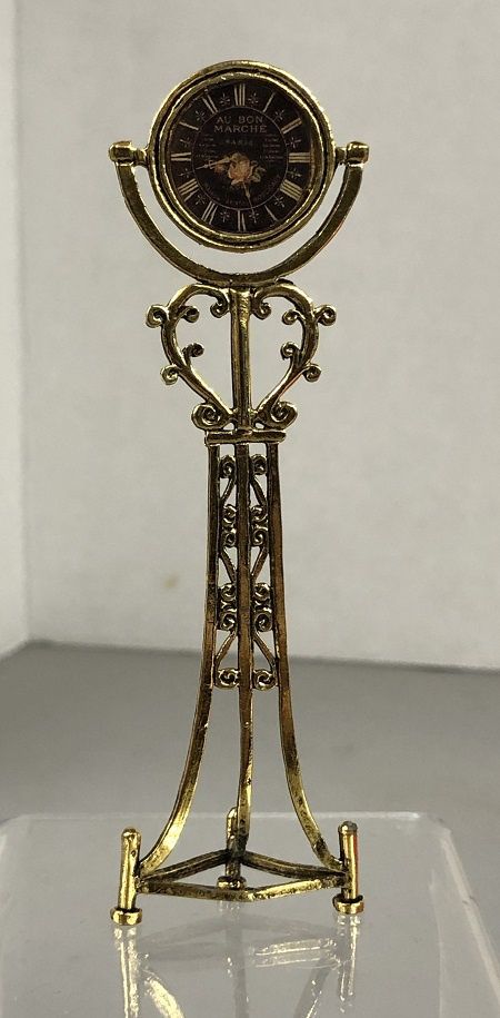 Pub Clock by Brooke Tucker/Black Clock Face bt0183