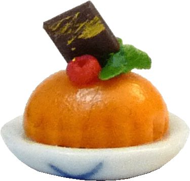 Pumpkin Panna Cotta w/Choc Accent bdk506