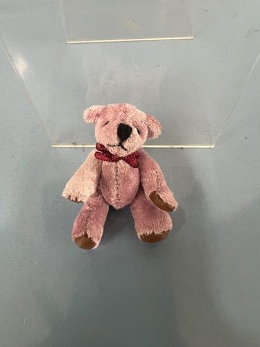 Purple Stuffed Bear mn135b