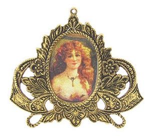 Red Haired Girl Framed Picture cara2151