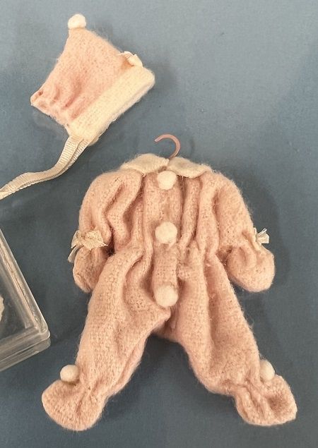 Pink Baby Sack with Bonnet ala994