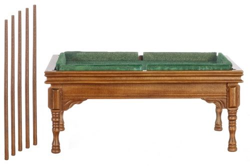 Pool Table w/Cues - Walnut AZT6675