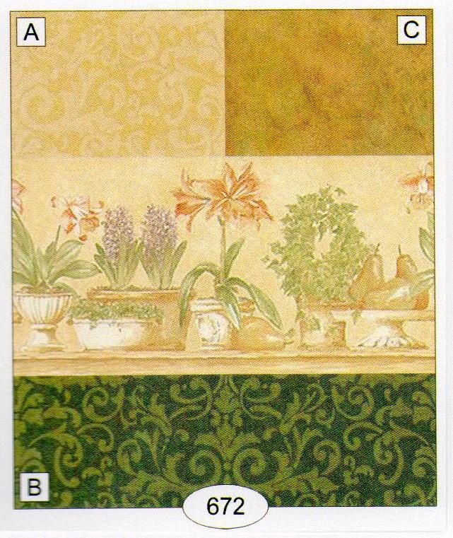 Potted Plants 672 wal672