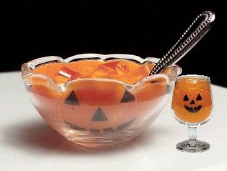 Pumpkin Punch and glass bd345