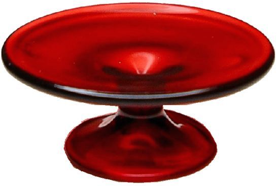 Red Glass Cake Stand bdhb262