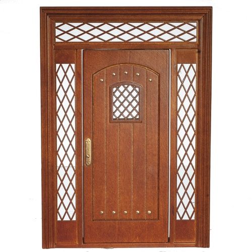 Planked Door w/ Transoms JJD09080HWN
