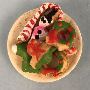 Plate of Christmas Cookies Four cb12156