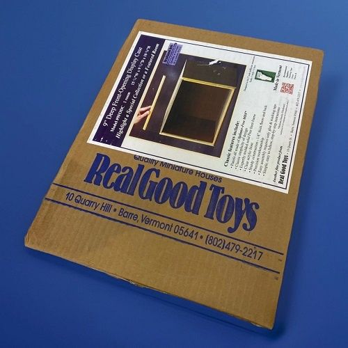 Real Good Toys Wooden 9" Deep Front Opening Display Case 9fodc