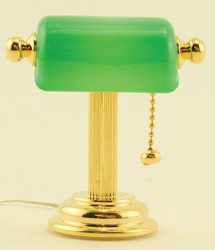 Reading Lamp with Green Shade MH45147