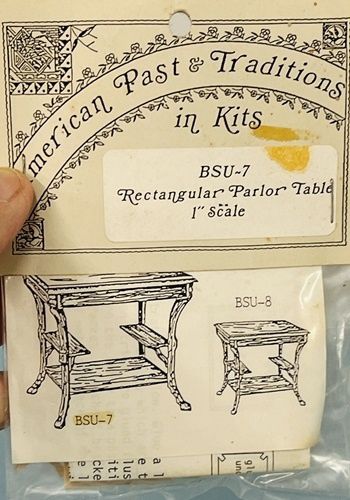 Rectangular Parlor Table kit bsu7