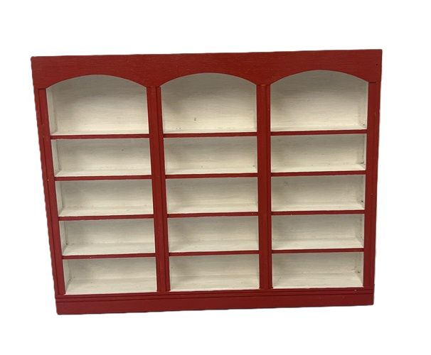 Red and White Store Multi Shelf mc296x