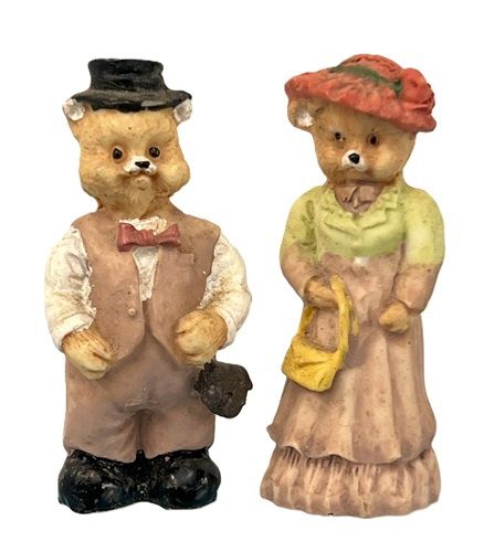 Resin Bear Couple mc444x