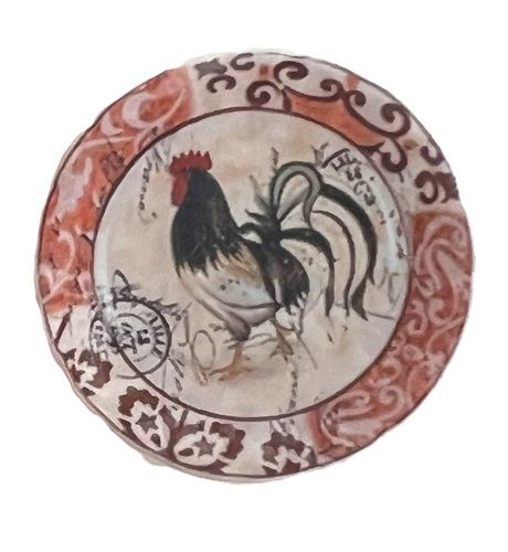 Rooster Plate ttmt43