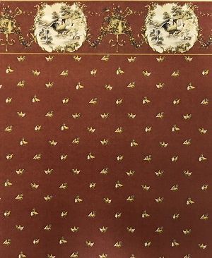 Rooster in Chicken Yard Paper wal587b
