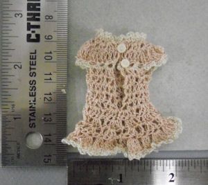 Pink &amp; Ivory Crocheted Dress Lajuana02