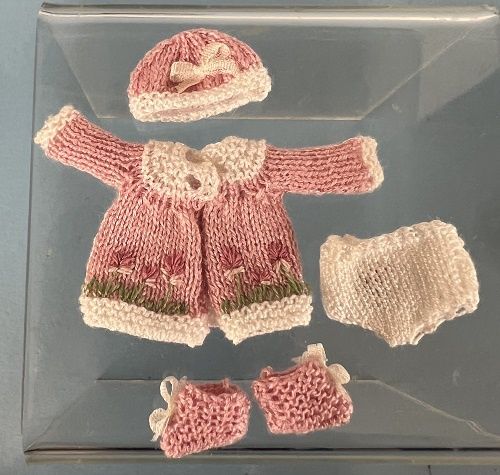 Pink and White Outfit for a Baby Girl bb106