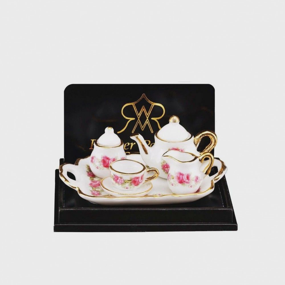 Pink Floral Tea Set RP16215