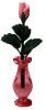 Pink Rose Bud in Pink Bud Vase BDR509