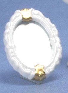 Porcelain Oval Mirror cla01215
