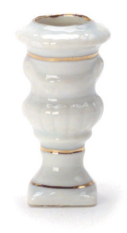 Porcelain Roma Planter/Gold Trim N7155