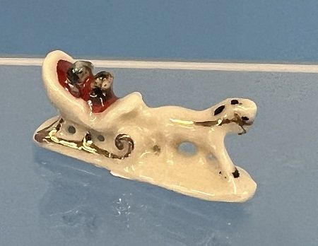 Porcelain Sled with Carriage ch22823