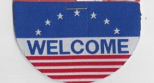 Red, White, and Blue Welcome Mat samwelhm002