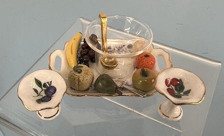 Reutter Fruit Serving Tray and Bowls mc833