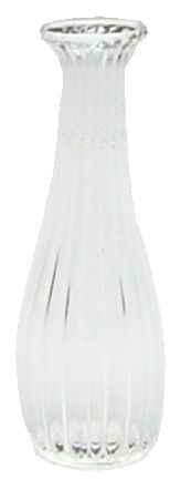 Ribbed Glass Bud Vase hb581