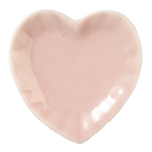 Pink China Heart Dish G5924