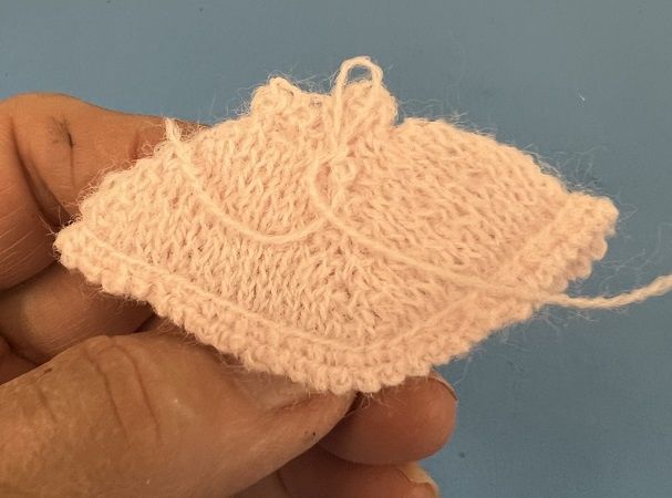 Pink Knit Poncho 537-660Pk