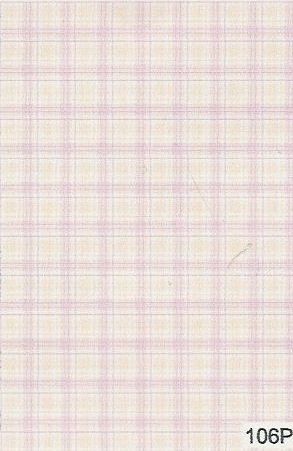 Pink Yellow Plaid 106P wal106p