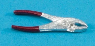 Pliers, Chrome with Red Grip ISL01151