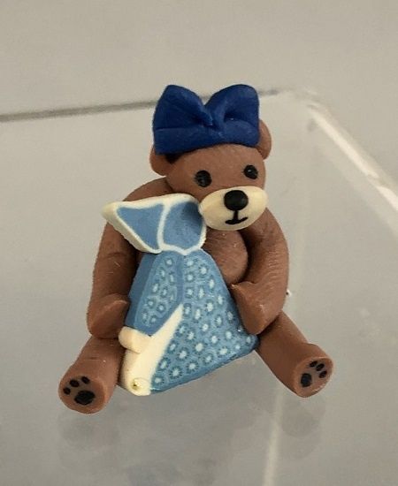 Polymer Clay Teddy Bear Mcrm0056