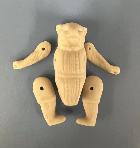 Porcelain Jointed German Bear Kit in Porcelain mc04842