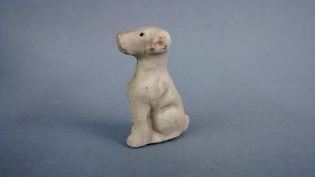 Porcelain White Dog rla0010
