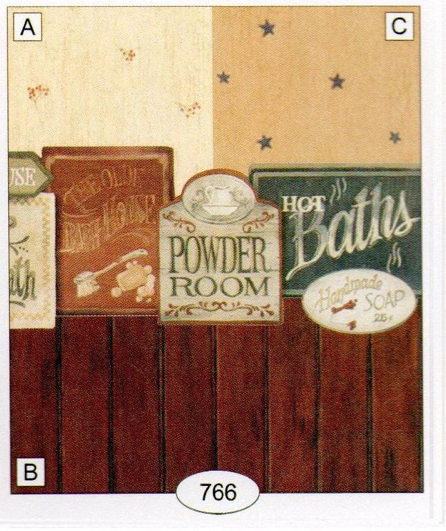 Powder Room 766 wal766