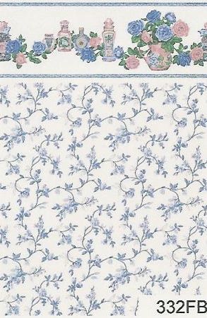 Powder Room Blue 332FB wal322fb