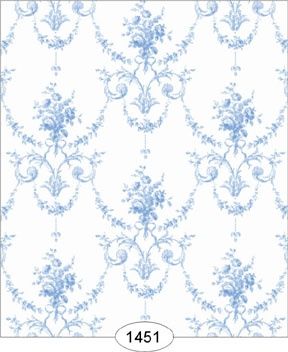 Princess - Toile - Blue WAL1451