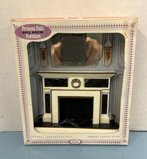 Princess Patti Fireplace and Mirror without the gold frame in box pp4483-4-1