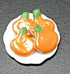 Pumpkin Cookies on Plate SH512