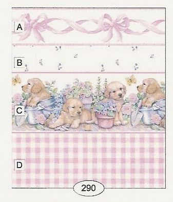 Puppies in the Garden 290 wal290