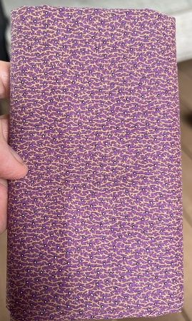 Purple with tiny design cotton fabric fabric34