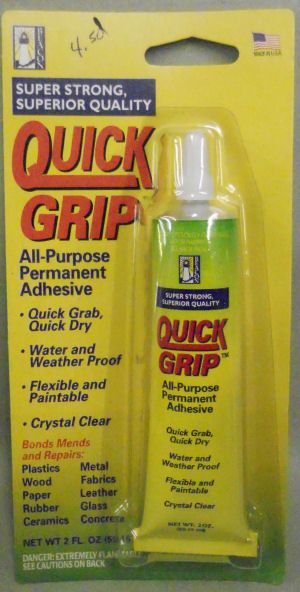 BQG1000 Quick Grip All-Purpose Permanent Adhesive
