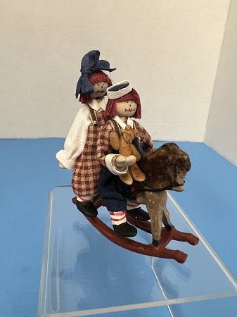 Rag Dolls on a Rocking Horse mt032
