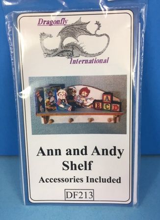 Raggedy Ann and Andy Shelf Kit DF213