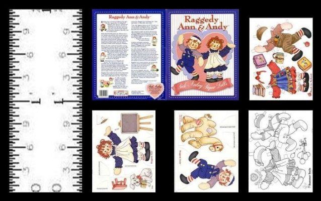 LBpdms-10 Raggedy Ann Paper Dolls