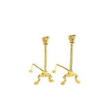 Rams Head Andirons bt0174