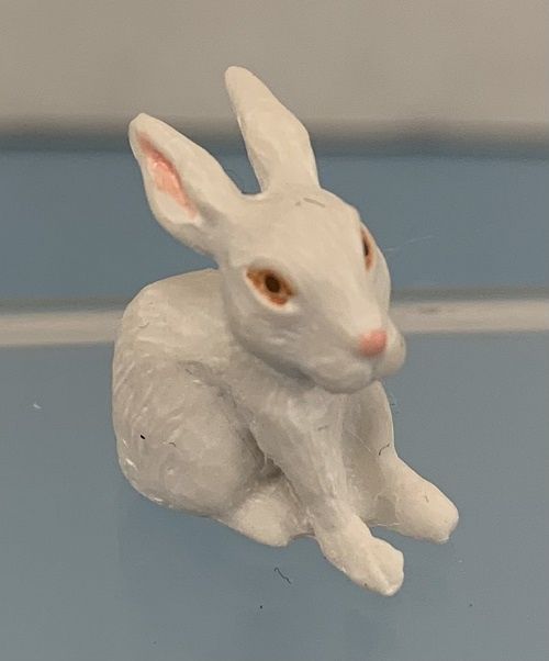 Realistic White Bunny mc332x