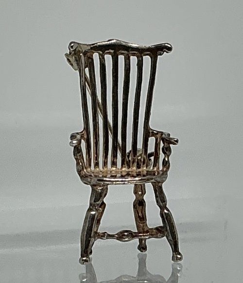 REO Company Sterling Silver Windsor Chair Pin mc031218